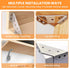 UBANU 10 Pack Universal Furniture Corner Brace Connector with Screws, Stainless Steel Angle Corner Triangle Support
