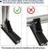 20 Sets 2020 Aluminum Extrusion Profiles Corner Brackets 20 Series Black L Connectors with T Slot Nuts and Bolts