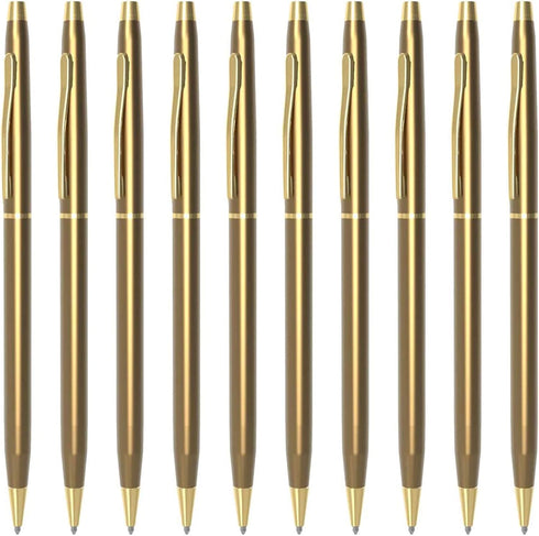 Cambond Ballpoint Pens, 10 Pack Fancy Pens, Black Ink, 1.0 mm Medium Point, Comfortable Writing for Office