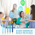 Crtiin 50 Pieces Baby Shower Pencils for Games, Mini Pencils with Erasers, 4 Inch Presharpened for Wedding School