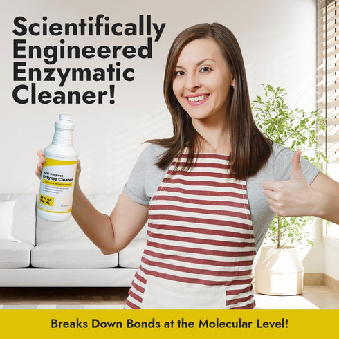 Commercial (32 NORTHWEST ENTERPRISES Multi-Purpose Enzyme Cleaner - Household and Pets Cat Dog Urine and Poop