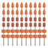 60 Pack Grinding Stone Set 1/8" Shank, Sanding Drill Bit for Rotary