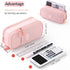 CICIMELON Large Pencil Case, Upgraded Big Storage Pen Pouch Bag for School Supplies, Pink