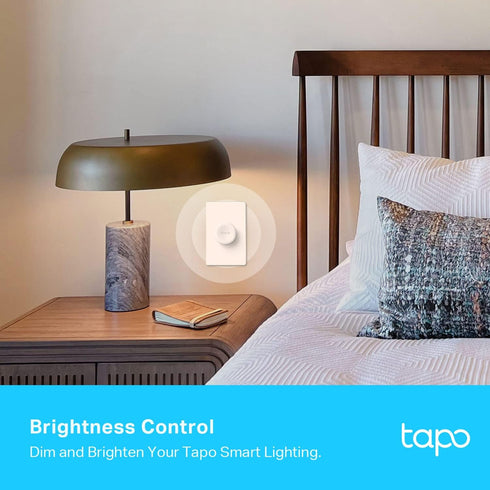 Tapo Dimmer 3-Way 1+ TP-Link Smart Button | Wireless Remote Switch | Control | Tap & Rotate HUB Required | Year Battery