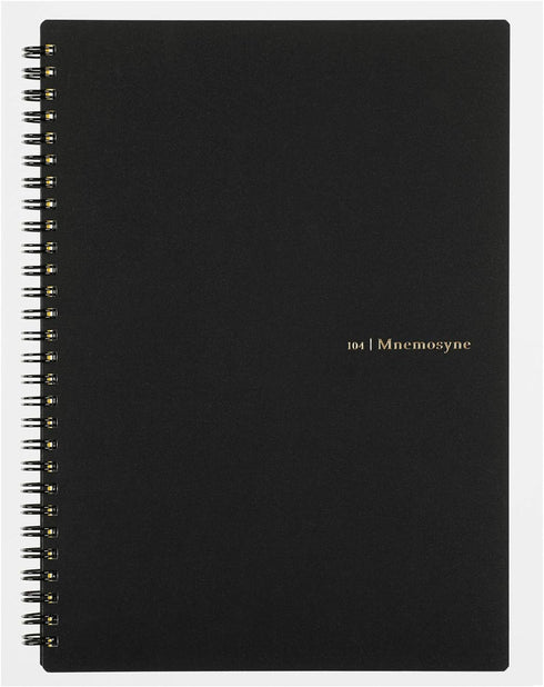Maruman MNEMOSYNE Notebook 9.92 x 7.05 Inches (B5), 5mm dot grid, 80 Sheets (N104), White