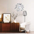 CUNYA 3D Mirror Sunflower Wall Decor Sticker - Peel and Stick Acrylic Mirrors for Living Room, Bedroom, Farmhouse