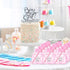 TaoBary 50 Sets Cute Pink Retractable Ballpoint Pens, Baby Shower Cards & Organza Bags, Gifts for Guests