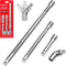 4-Piece 3/8" Drive Socket Extension Bar Set, Professional Socket Extension Set Include