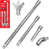 4-Piece 3/8" Drive Socket Extension Bar Set, Professional Socket Extension Set Include