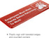 Excello Global Products Employees Must Wash Hands Before Returning to Work Sign - Pack of 3