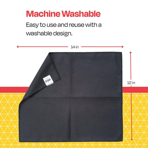 School Smart Dry Erase Cleaning Cloth for Whiteboards and Chalkboards, Made of Microfiber Material