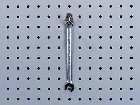 Triton Products 1-1/8" Steel Pegboard Hooks - Heavy Duty Single Rod, 10-Pack, Fits 1/8" and 1/4" Pegboards