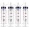 Frienda Large Plastic Syringe Tools, 4 Pack Measuring Dispensing Syringe (200 ml) for Multiple Uses