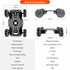 4WD 68mm Omnidirectional Robot Car Chassis Kit with Mecanum Wheels, TT Motor, Aluminum Alloy Metal Platform
