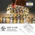 Wefomey 100ft Dimmable 24V 2700K-6500K 1800 (2 50ft) White LED Strip Lights, Bright Led Tape Light with Remote and App