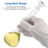 PATIKIL 100ml Volumetric Flask, 8Pcs 3.3 Borosilicate Glass Graduated Measuring Flask with Plug Cap