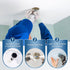 2-Pack 4 Inch 3.8" 5.2" M METERXITY Goof Rings for Recessed Lights, ID OD Durable Plastic Trim Ring Flush Mount White