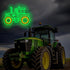 Green Tractor Neon Sign LED Farm Tractor Night Light for Boys Room, Kids Bedroom, Birthday Party, Tractor Wall Decor