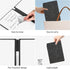 Marte Vanci Whiteboard Notebook, Reusable Dry Erase Pad, A5 Portable with Pen and Wiping Cloth for Notes
