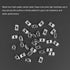 100 Pieces 2020 Series T Nuts, M3 T Slot Nut Hammer Head Fastener Nut, Nickel Plated Carbon Steel