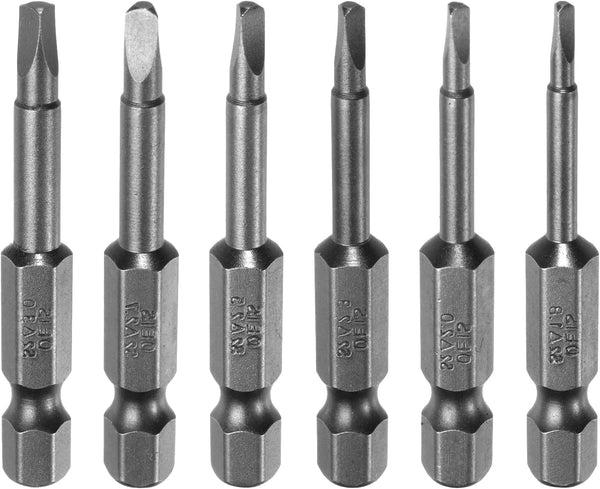 6pcs TA1.8-TA3 Triangle Screwdriver Bit, 1/4" Hex Shank, 2" Length Magnetic Tri-angle Power Tool