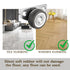 HhdvdyWgd 1.25" 4Pcs Side Mount Casters, Heavy Duty Low Profile Caster Wheels for Furniture Storage Bins Plant Stands