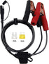 4.9FT 14AWG Battery Alligator Clip to SAE Connector Extension Cable, 12V Quick Release Adapter
