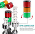 12-24V LED Stack Tower Lights, Industrial Warning Lights, Column Signal Tower Indicator Lamp with Buzzer