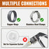 SUNGATOR 2 PCS Pex Fittings, 1/2 inch Drop Ear Elbow, 1/2" Pex to 1/2" Female NPT, No Lead Brass, ASTM F1807