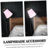 Cozy WOONEKY Gauze Table Lamp Shade for Floor Wall and Pendant Lamps Elegant Pink Cover for Illumination Bedroom Hotel