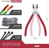 IGAN-P6 Wire Cutters (Pack of 2): 6-inch Ultra Sharp Side-cutting Pliers for Crafts, Electrical, Clean Cuts