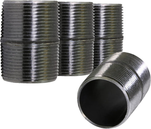 OQCM3400-4 Black Steel Nipple Pipe, 3/4''