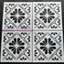 HELLATHUND 4Pcs Reusable Tile Stencils 12x12, Large Concrete Stencils for Painting Floors and Walls