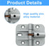 LifCratms 4 180 Pcs Adjustable Locking Hinges, Degree Folding Table Hinge, Zinc Alloy, Powder Coated