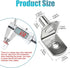 Veiwonat 50 Pins1/4 Inch Pcs Shelf Pegs Upgraded Diameter L-Shaped Perforated Nickel Plated Shelf Pins, Cabinet Shelf
