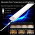 Closet 3-Color Dimmable Counter (2, 16 inch) Motion Sensor Under Cabinet Lighting-Magnetic Rechargeable Lights