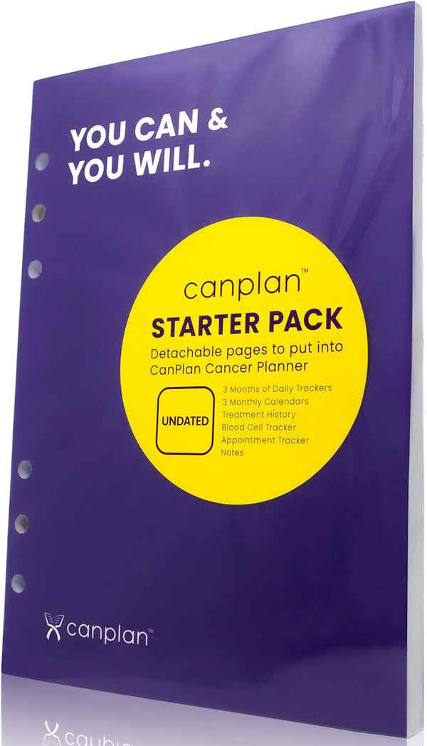Cancer Planner STARTER PACK (3-Month) - Undated Daily Organizer to Help You Fight Cancer Day By Day