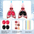 Libima 24 Sets Lung Model Respiratory System Model Toys Science Classroom Study Display Biologic Anatomy Doll and Human