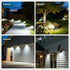 Generic 23 2 Pack 20Hrs, 3 LED Solar Spot Lights Outdoor Waterproof, Solar Lights UP to Brightness Levels Spotlight