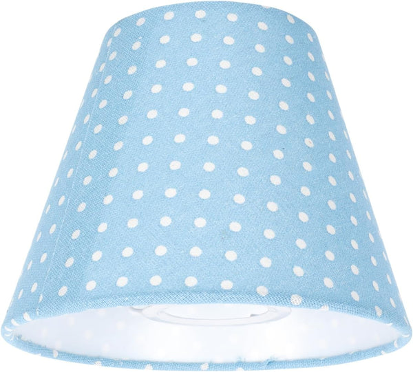 LIFKOME Polka Dot Cloth Lampshade 6.29X5.11X3.54In Fabric Lamp Cover for Wall Floor Table