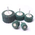 ATOPLEE 6pcs Mounted Flap Wheels - 80# for Remove Rust and Welding Burrs, 120#