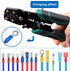 smseace 210PCS Wire Butt Connectors - Insulated Electrical Butt Splice Connectors with Wire Stripper Crimping Tool