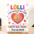 Moonlit93 Lolli - I Can't Wait For Our First Cuddle Happy Birthday From The Bump! Card - Ideas Birthday Card For Lolli