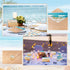 50 Sets Eaasty Beach Wedding Thank-you Cards with Envelopes & Stickers Ocean Shore Note Cards From Mr and Mrs Thank You