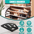 3 1 Litoexpe Layers Black Shoes Drawer Cabinet Hinges, Stainless Steel Shoe Cabinet Replacement Fittings Flip Plate