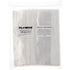 Plymor 10" x 13" Reclosable Plastic Bags, 2 Mil, Pack of 100, White-Block Zipper