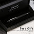 Ballpoint Pen,Essential Business Nice Pens,Metal pen Smooth writing stylish design effortless writing,Luxury pens with gift case for Men & Women Black by DanYee