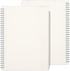 RETTACY Blank Journal Notebook 2-Pack - B5 Blank Spiral Notebook with 160 Pages per Pack, 100 GSM Premium Acid-Free