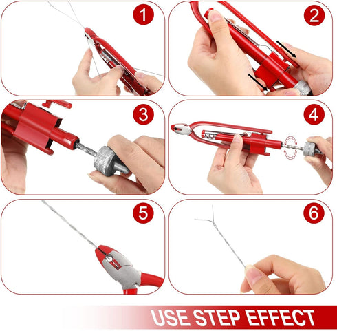 Aircraft Safety Wire Twisting Plier, 9 Inch Metal Twisting Tool with 10-Meter 0.5 mm Wire, Lock Twister Safety Wire