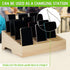 Wooden 36-Grid Cell Phones Storage Box, Desktop Mobile Phone Holder Organizer for Office/Classroom